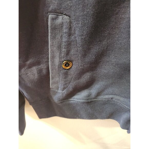 Wayne Gretzky Sweater Full Zip Vest Medium Marine Blue Long Sleeve - Picture 5 of 10